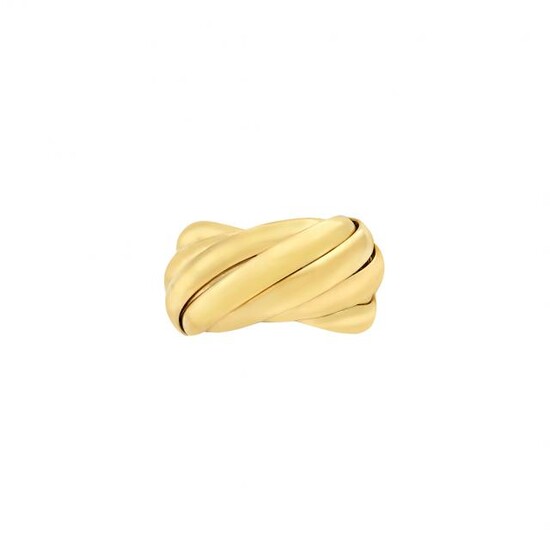 Gold 'Melody' Nine Band Ring, Tiffany & Co., Paloma Picasso