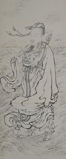 Chinese Painting of a Taoist Figure