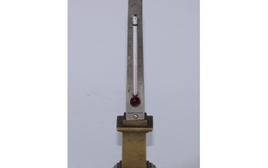 A 19th century Grand Tour obelisk desk thermometer, as Cleop...