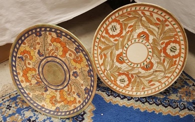 A Charlotte Read for Crown Ducal "Byzantine" pattern charger,...