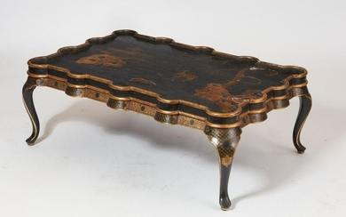 A Chinoiserie decorated coffee table