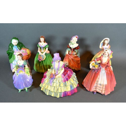 A Coalport Figure 'Marilyn' together with another 'Market Wo...