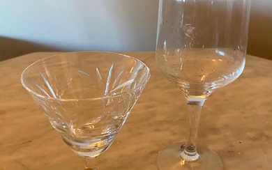A Collection of Port & Sherry Glasses including Orrefors