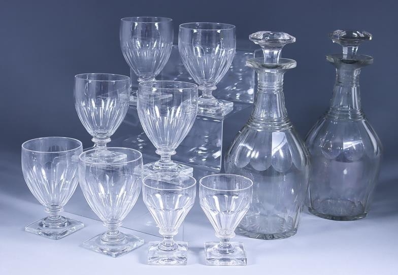 A Cut Glass Part Table Service, Mid 20th Century,...