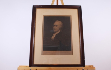 "A. Hamilton" Etching Print By Jacques Reich