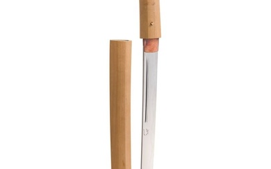A Japanese wakizashi blade in shirasaya, late Edo period