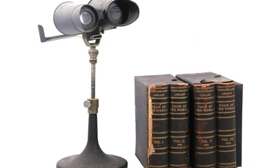 A KEYSTONE STEREOGRAPHIC LIBRARY SET AND A VIEWER