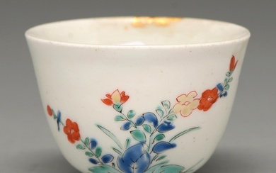 A Kakiemon cup, Edo period, c1700, with rounded sides and sl...