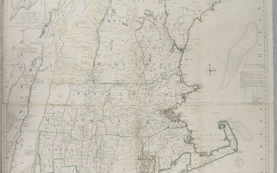 "A Map of the Most Inhabited Part of New England, Containing the Provinces of Massachusets Bay and New Hampshire, with the Colonies of Conecticut and Rhode Island...", Jefferys, Thomas