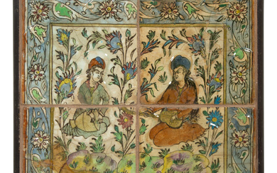 A Middle Eastern Tile Panel