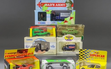 A Mixed Collection of Diecast Model Vehicles, including -...