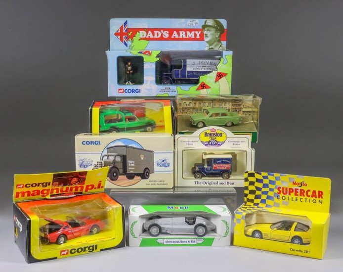 A Mixed Collection of Diecast Model Vehicles, including -...
