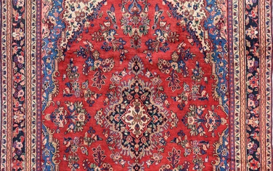 A Persian Hand Knotted Hamadan Carpet, 359 X 254