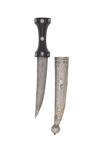 A Rare Turkish Silver-Mounted Dagger, Reign Of Mehmed IV (1648-87), Circa 1680