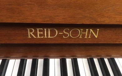 A Reid-Sohn upright acoustic piano, from 1989. Model S108S....