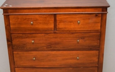 A SIX DRAWER CHEST (H106 X W97 X D45 CM) (LEONARD JOEL DELIVERY SIZE: LARGE)