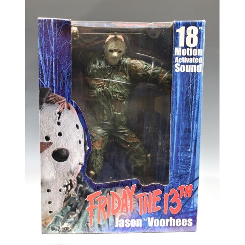 A boxed NECA Friday the 13th Reel Toys Jason Voorhees 18in. ...