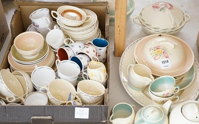A collection of Susie Cooper ceramics and tablewares includi...