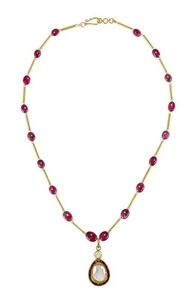 A diamond-set necklace, India. 20th century, the...