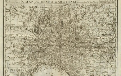 A map of the seat of war in Italy accommodated to this