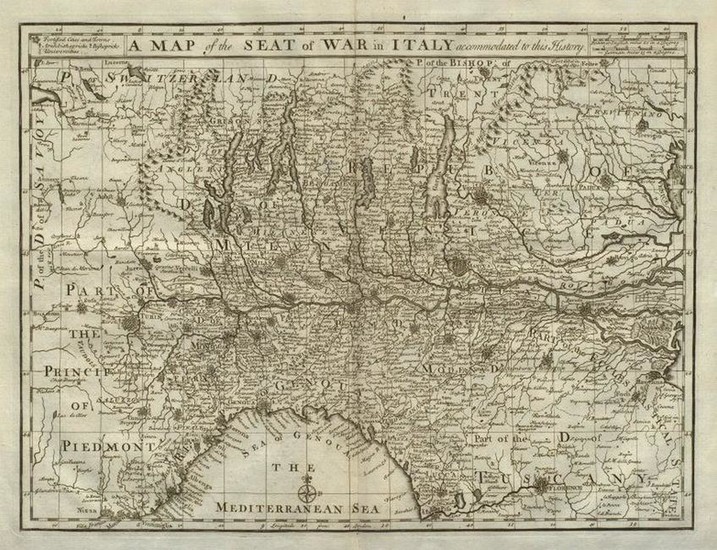A map of the seat of war in Italy accommodated to this