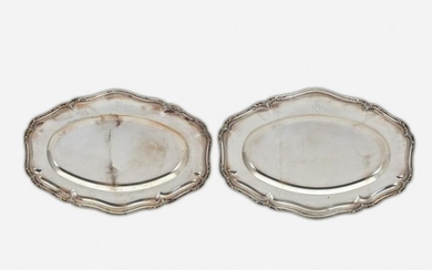 A pair of Maison Cardeilhac French sterling silver