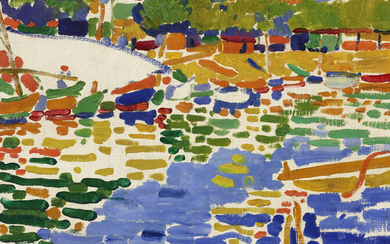 ANDRE DERAIN (1880-1954) Barques amarrées à l’Estaque