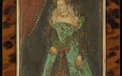 ÉCOLE FRANÇAISE VERS 1575, ENTOURAGE DE JEAN DECOURT, Portrait d'Henri II, Roi de France; Portrait de Louise de Lorraine