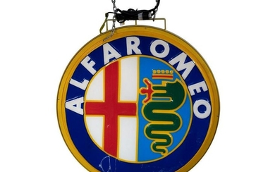 Alfa Romeo Double-sided Illuminated Dealership Sign