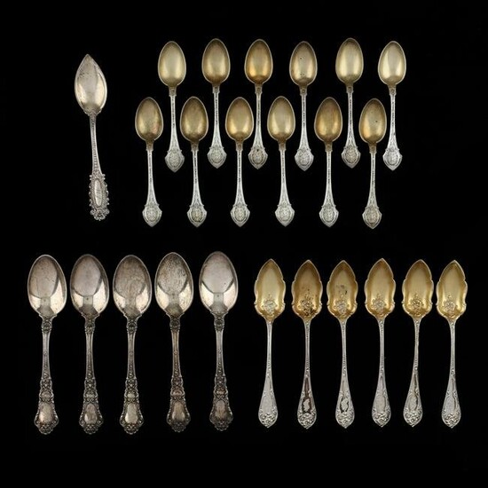 An Assorted Grouping of Sterling Silver Spoons