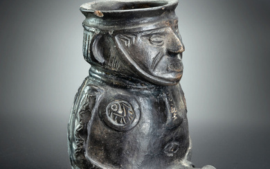 An Effigy Jar: Ithyphallic Man, Chimu, Peru, 900-1470 CE