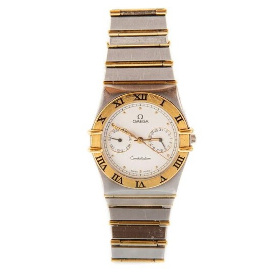 An Omega Constellation Wrist Watch in 18K & SS