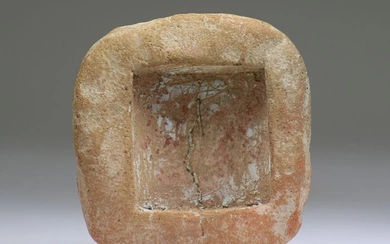 Ancient Egyptian Terracotta Mold seal - (42×44×18 mm)