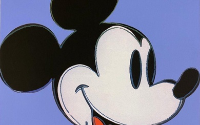 Andy Warhol (after) - Mickey Mouse (Blue)