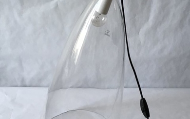 Angelo Mangiarotti Glass Table Lamp Model Ghost Skipper