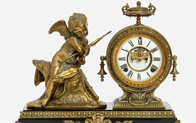 Ansonia Figural Mantel Clock (1882)