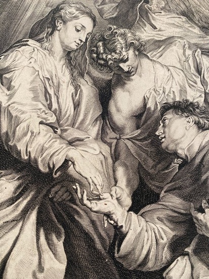 Anthony Van Dyck (1599-1641) - Paulus Pontius (1603-1658) - Il Monaco bianco