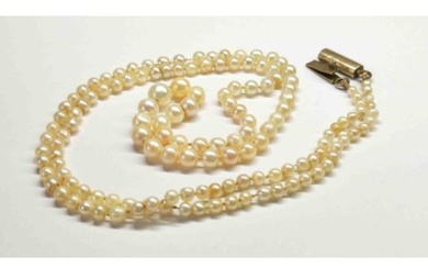 Antike Perlmutt Perlenkette