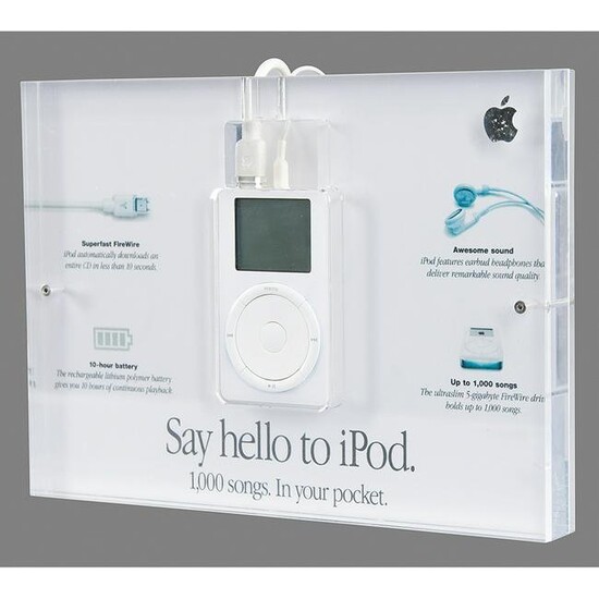 Apple iPod (First Generation) Demonstration Display