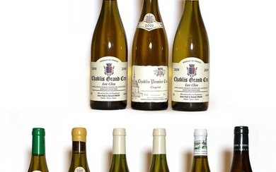 Assorted Chablis: 1er Cru, Butteaux, Dom Francois Raveneau, 2002, one bottle and 8 various others
