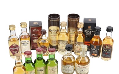 Assorted Single Malt Scotch Whisky 13 x 5cl