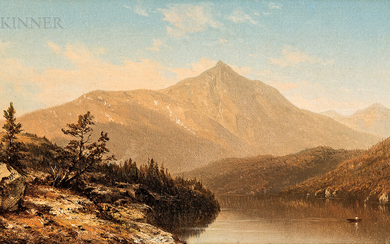 Attributed to Sanford Robinson Gifford (American, 1823-1880) or His Circle Mountain Lake (View of Mt. Chocorua)