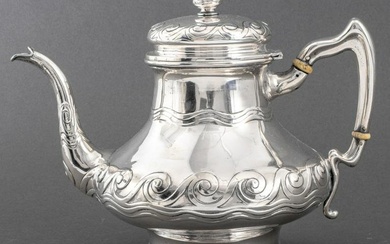 Austro-Hungarian Jugendstil Silver Teapot