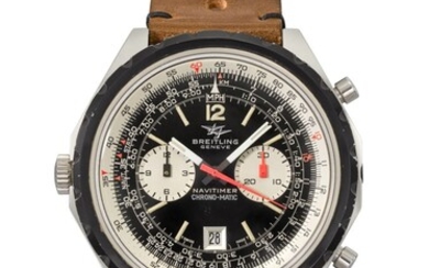 BREITLING, STAINLESS STEEL NAVITIMER CHRONO-MATIC CHRONOGRAPH WRISTWATCH, REF. 1806, CASE NO. 1’253’379