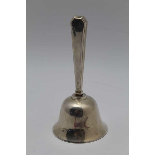 Barker Brothers Silver Ltd. A silver table bell, Birmingham ...