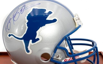 Barry Sanders Autographed Detroit Lions Helmet