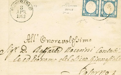Basilicata - Rotonda - lettera dell'8.4.1862 per Salerno con Province...