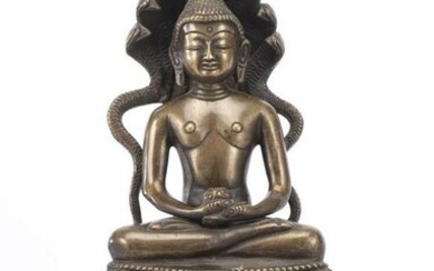 Bouddha (Buddha) tibétain en bronze