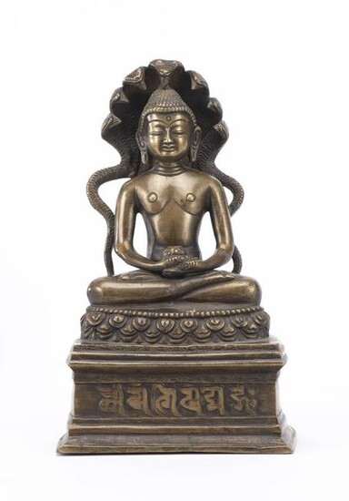 Bouddha (Buddha) tibétain en bronze