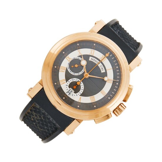 Breguet Gentleman's Rose Gold 'Marine' Chronograph Wristwatch, Ref. 5827BR